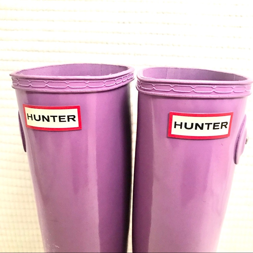 HUNTER | Rainboots Women’s 5 Eu 36 Lavender Purple - Picture 4 of 9